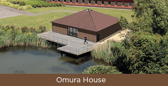 Omura House button